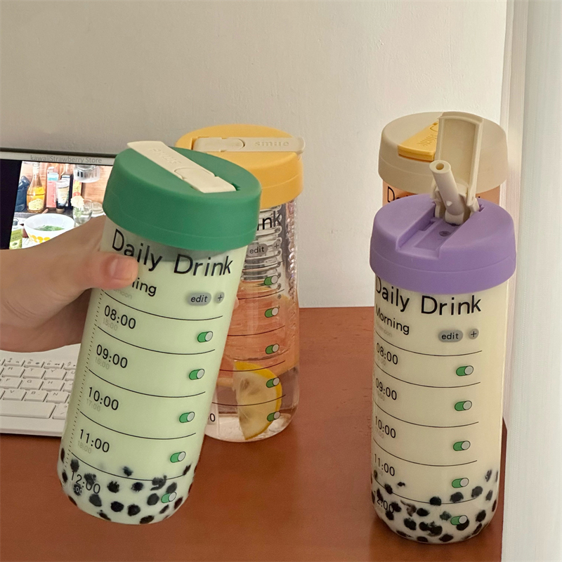 Coffee Tea Equipment - 시간 표시기가 있는 유리 물병 빨대