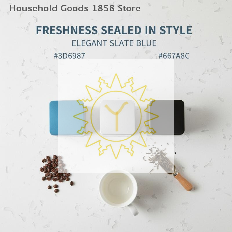 Coffee Tea And Bean Leaf - 커피콩, 차잎, 설탕 보관용 빈 틴캔