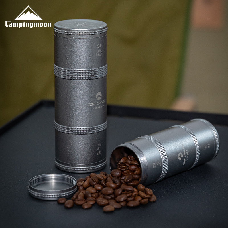 Coffee Tea Equipment - CAMPINGMOON 1pcs 커피 콩 여행 저장