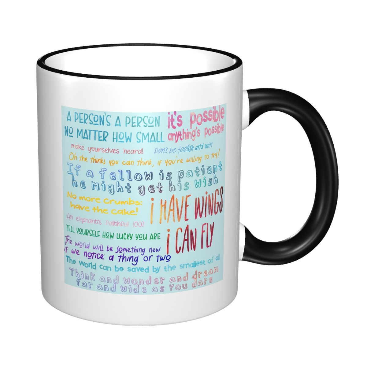 Coffee Tea Quotes - Seussical Quotes 세트 머그 재미있는 세라믹