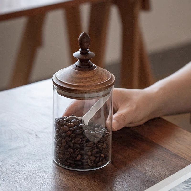Coffee Tea And Bean Leaf - 미국 스타일 가정용 커피 원두 보관