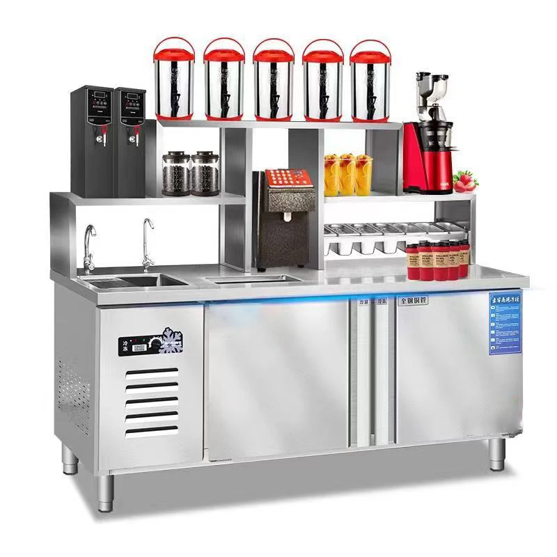 Coffee Tea Equipment - # 바 테이블 밀크티 운영 테이블