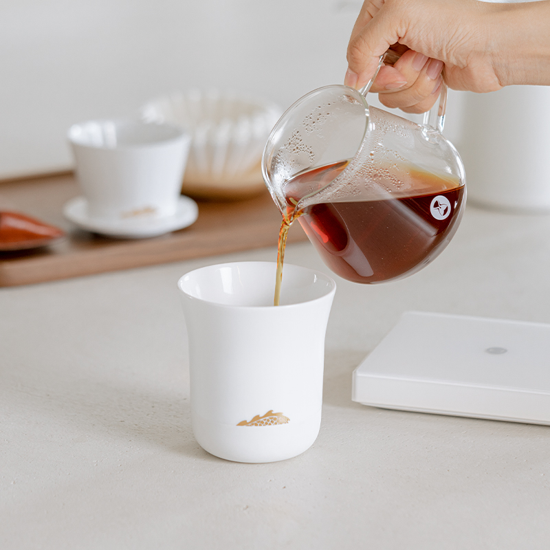 Coffee Tea Sugar Set - TIMEMORE 향기 나는 커피 컵, 골든