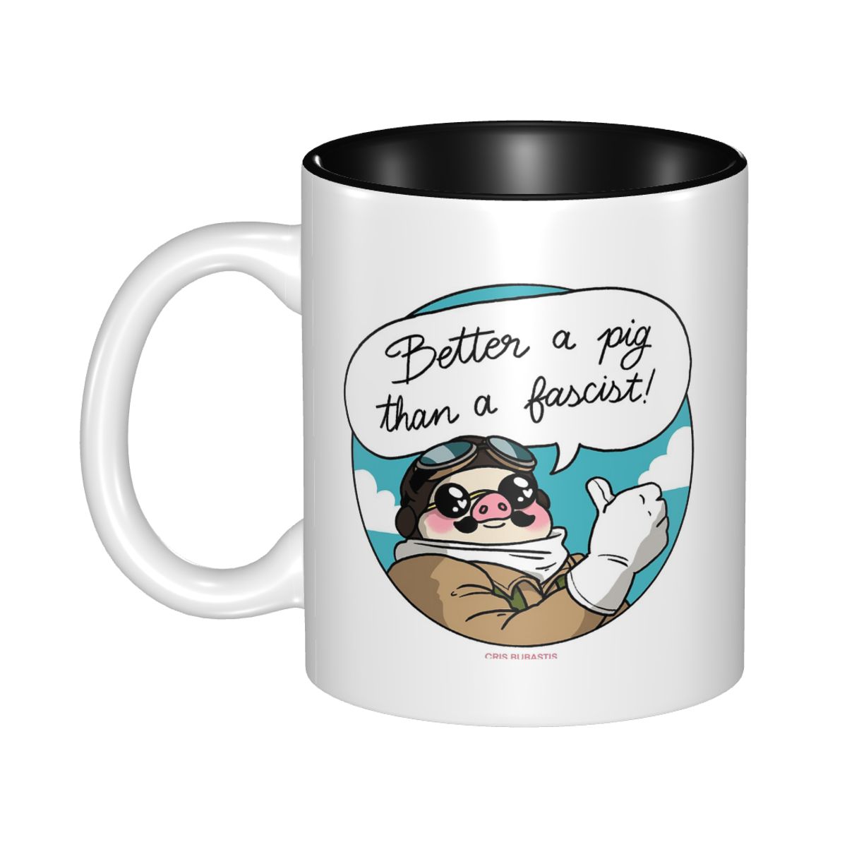 Coffee Better Than Tea - 파시스트보다 돼지가 낫다! 재미있는 세라믹 커피