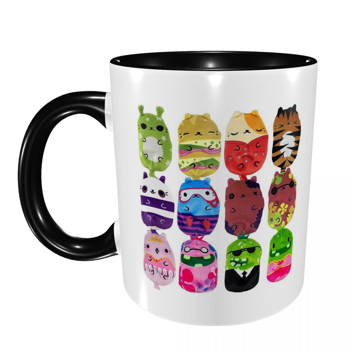 Coffee Vs Tea - 고양이 대 피클 12팩 머그컵 재미있는