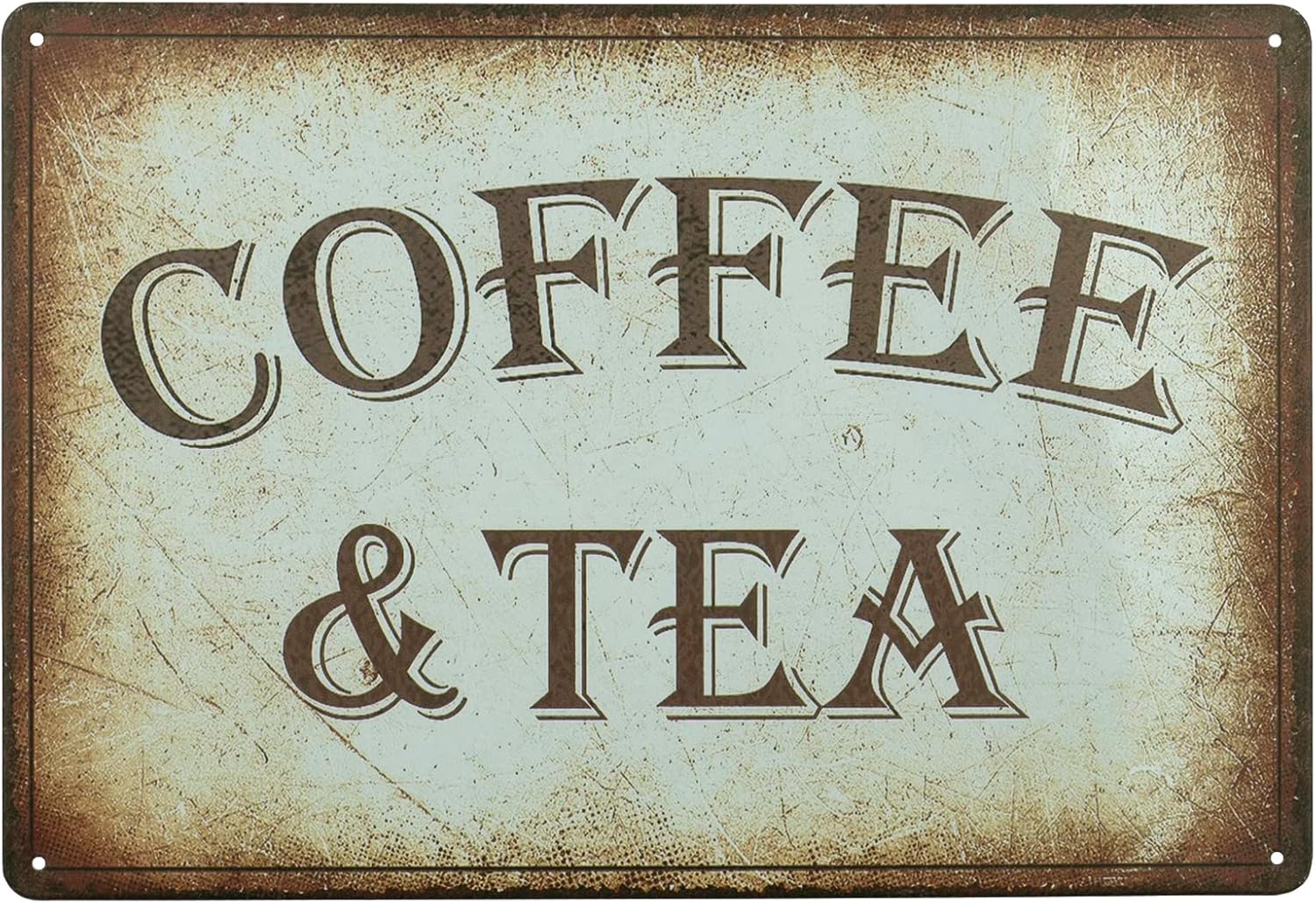 커피와 차 레트로 틴 사인 커피 문구 벽 장식 루스틱  - Coffee Tea Quotes 리뷰 및 가격