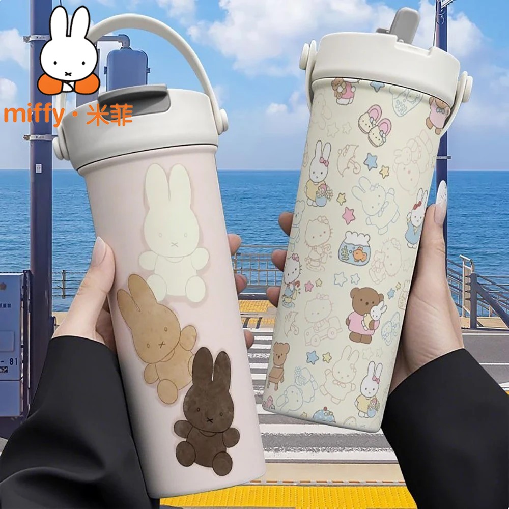 미피 토끼 휴대용 보온병 듀얼 빨대컵 대용량 머그 휴대 - Good Coffee Tea 리뷰 및 가격