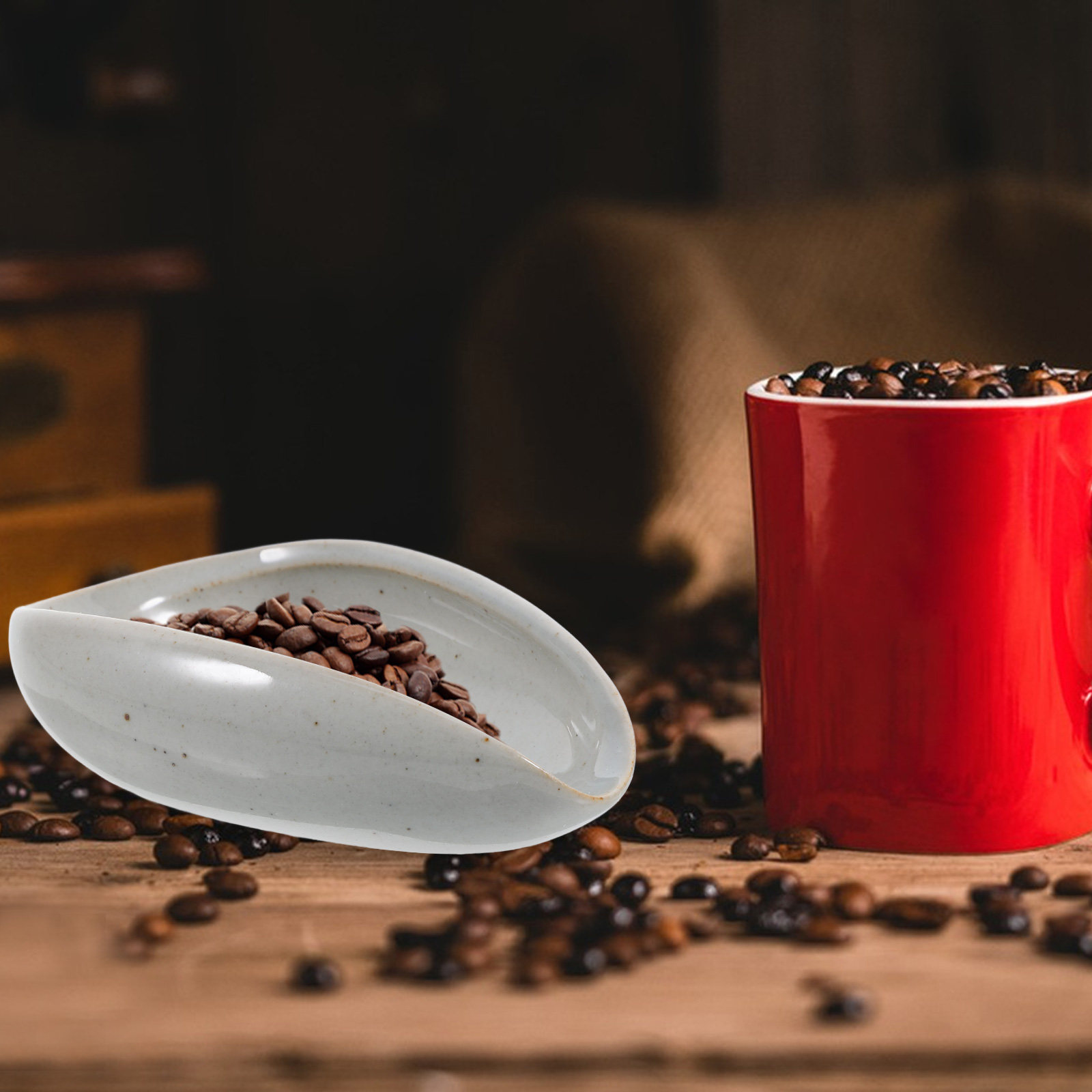 세라믹 커피 원두 트레이 가정용 계량컵 다용도 계량판  - Coffee Tea And Bean Leaf 리뷰 및 가격