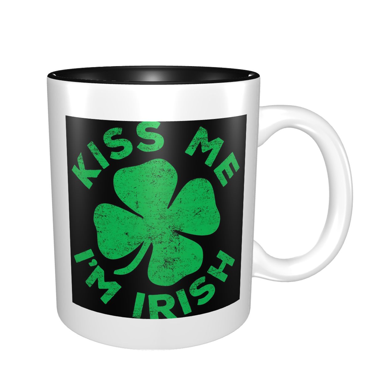 키스 미 아이 아임 아이리쉬 머그 재미있는 세라믹 커피 - Coffee Tea With Me 리뷰 및 가격