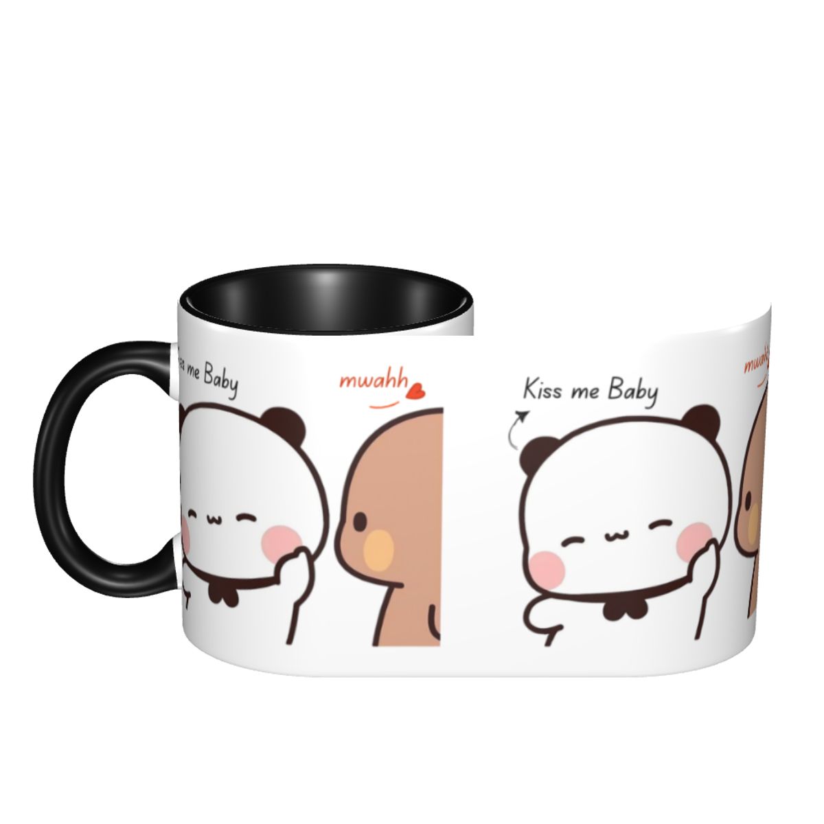 맞춤형 키스 미 베이비 마와 부부 두두 팬더와 브라우니 - Coffee Tea With Me 리뷰 및 가격