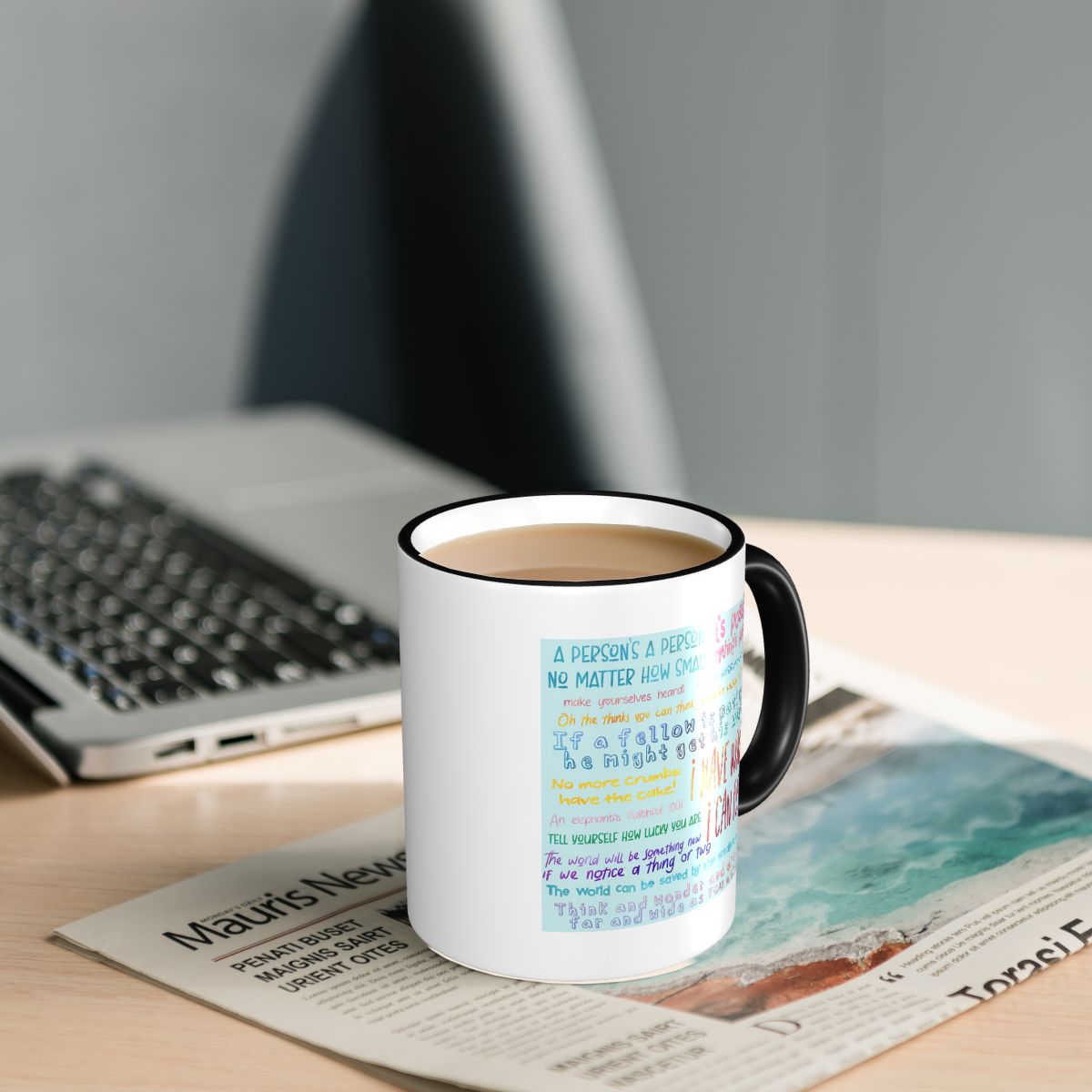 Seussical Quotes 세트 머그 재미있는 세라 - Coffee Tea Quotes 리뷰 및 가격