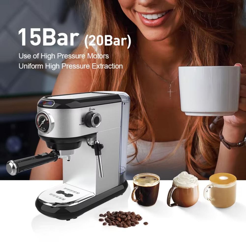 상업용 전기 가전 싱글 커피 머신 전기 15바 카푸치노 - Coffee & Tea - Pastry Góc Xanh 리뷰 및 가격