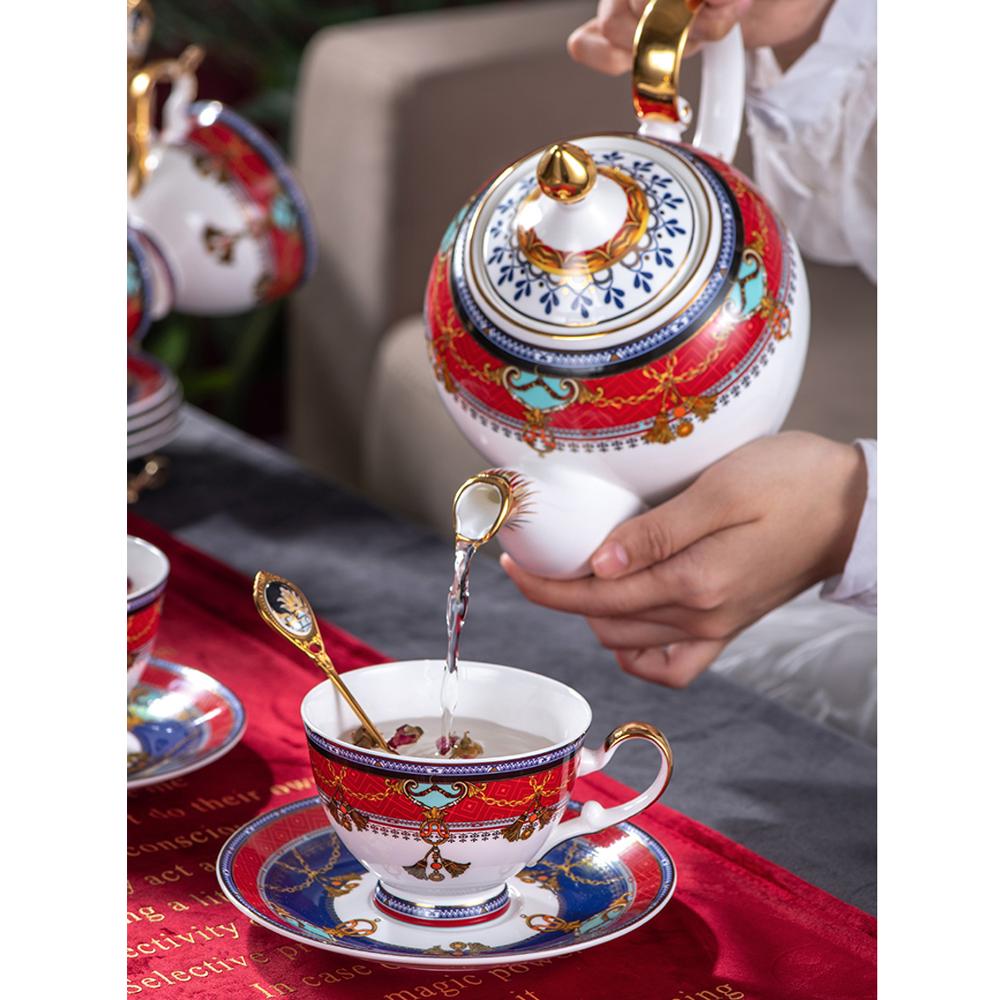 고급 도자기 커피 컵 세트, 가정 장식, 유럽 코트 본 - Coffee Tea Gift Set 리뷰 및 가격