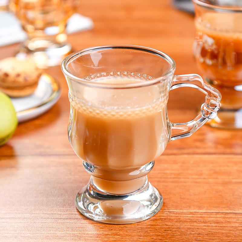 가정용 레트로 유럽풍 커피잔 찻잔 우유잔 유리컵 손잡이 - Good Coffee Tea 리뷰 및 가격