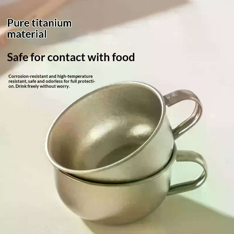 80ml/220ml 캠핑 물컵 순수 티타늄 휴대용 차/ - Coffee Tea Equipment 리뷰 및 가격