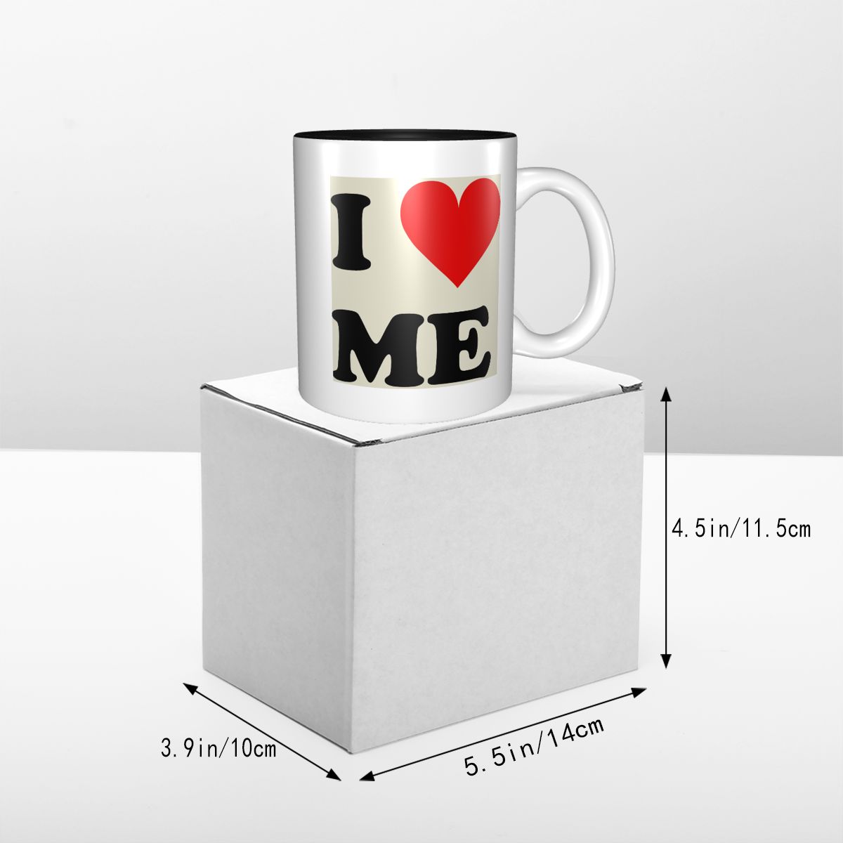 나는 나 자신을 사랑한다 하트 머그 재미있는 세라믹 커 - Coffee Tea With Me 리뷰 및 가격
