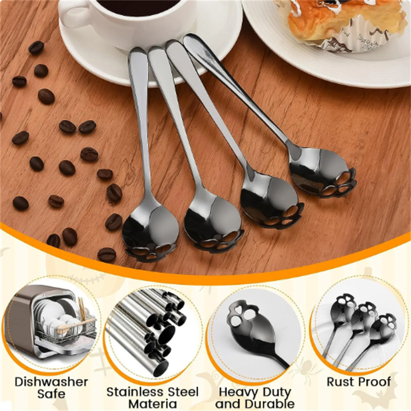 1PCS 커피 스푼 크리 에이 티브 해골 모양 티스푼  - Coffee Tea Sugar Set 리뷰 및 가격