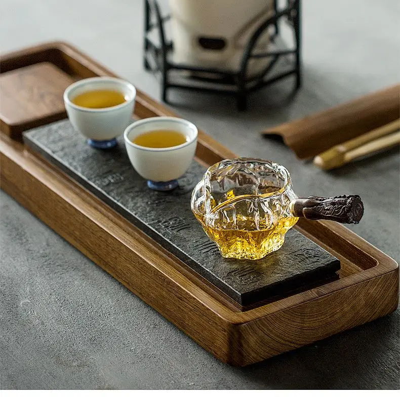 유리 차 서빙 투수 디켄터, 나무 손잡이, 중국 Gon - Coffee Tea Decanter 리뷰 및 가격