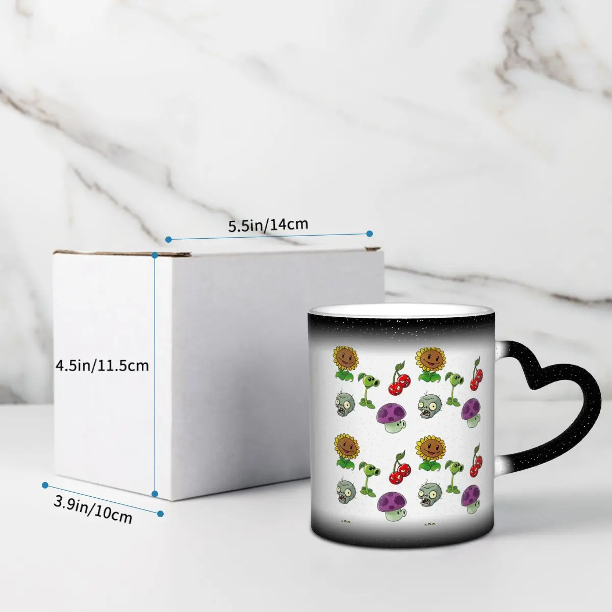 플랜츠 vs. 좀비 콤보 머그 재미있는 세라믹 커피잔  - Coffee Vs Tea 리뷰 및 가격