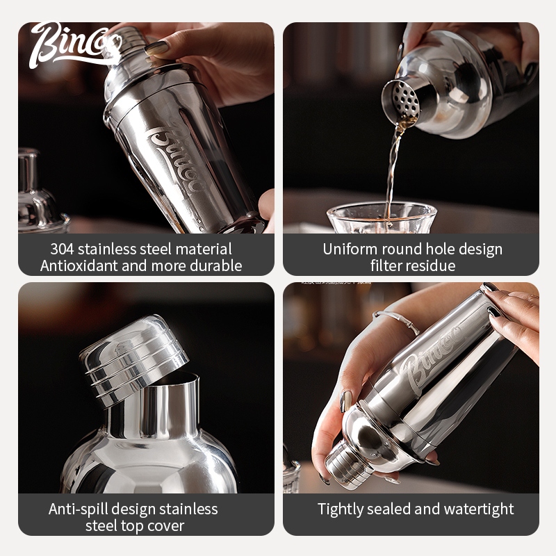 BINCOO 스테인리스 스틸 쉐이커 컵 세트 커피 &  - Coffee Tea Equipment 리뷰 및 가격