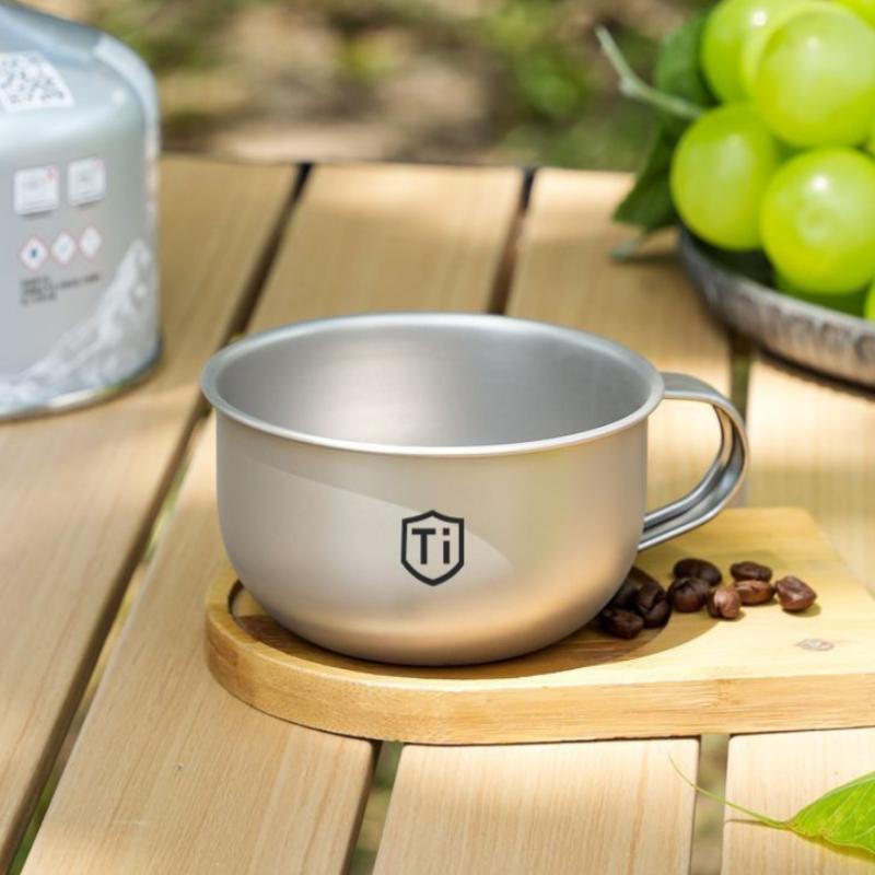 미니 캠핑 워터 컵 티타늄 합금 휴대용 차 커피 컵 야 - Coffee Tea Equipment 리뷰 및 가격