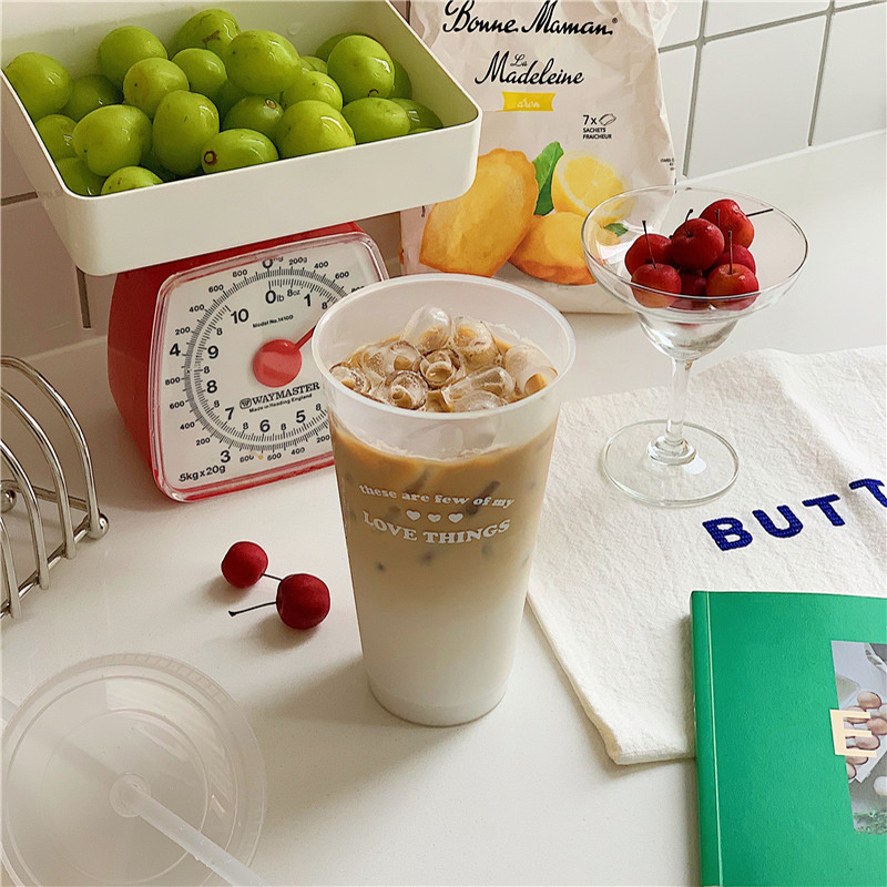 커피 주스 차를위한 Kawaii 물병 밀짚 뚜껑이있는  - Coffee Tea Equipment 리뷰 및 가격
