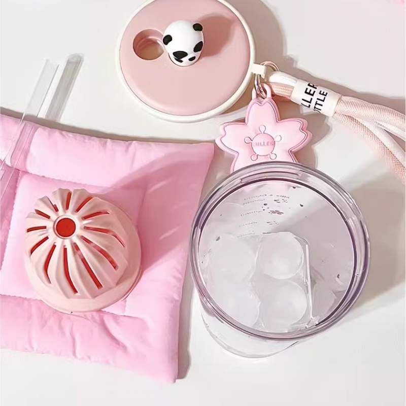 소녀용 귀여운 사쿠라 판다 트리탄 스포츠 물병, 커피  - Coffee Tea Equipment 리뷰 및 가격