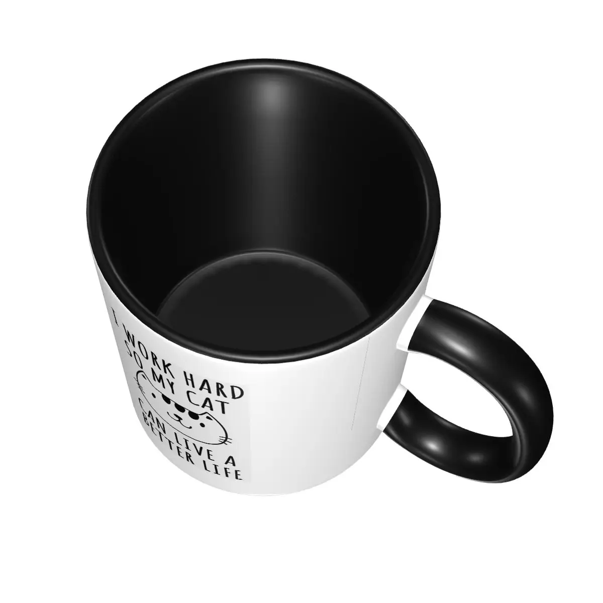 고양이에게는 더 나은 삶을 살 수 있도록 나는 열심히  - Coffee Tea Quotes 리뷰 및 가격