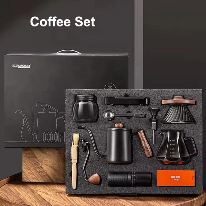 10종 여행용 커피 세트, 수동 커피 그라인더, 필터컵 - Coffee Tea Gift Set 리뷰 및 가격