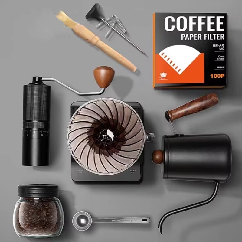 10종 여행용 커피 세트, 수동 커피 그라인더, 필터컵 - Coffee Tea Gift Set 리뷰 및 가격