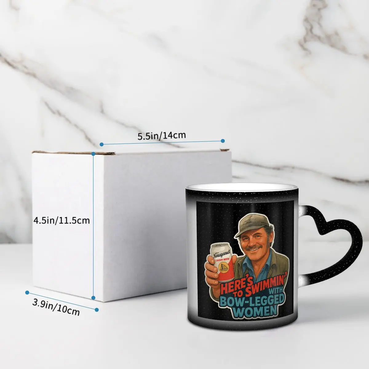 Heres To Swimmin Quint Jaws 영화 - Coffee Tea Quotes 리뷰 및 가격
