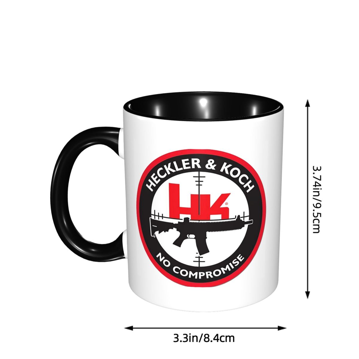 Heckler Koch Hk 로고 머그 재미있는 세라믹 - Coffee Tea Hk 리뷰 및 가격