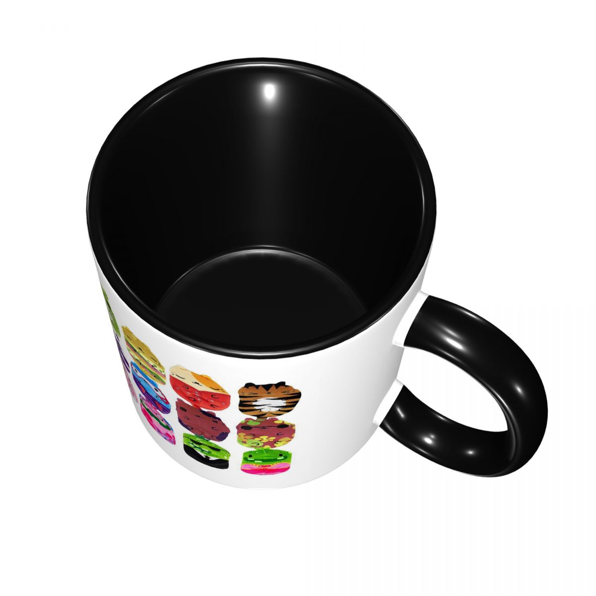 고양이 대 피클 12팩 머그컵 재미있는 세라믹 커피잔  - Coffee Vs Tea 리뷰 및 가격