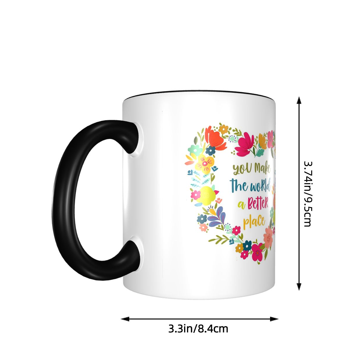 당신은 세상을 더 나은 곳으로 만듭니다, 격려의 명언, - Coffee Tea Quotes 리뷰 및 가격