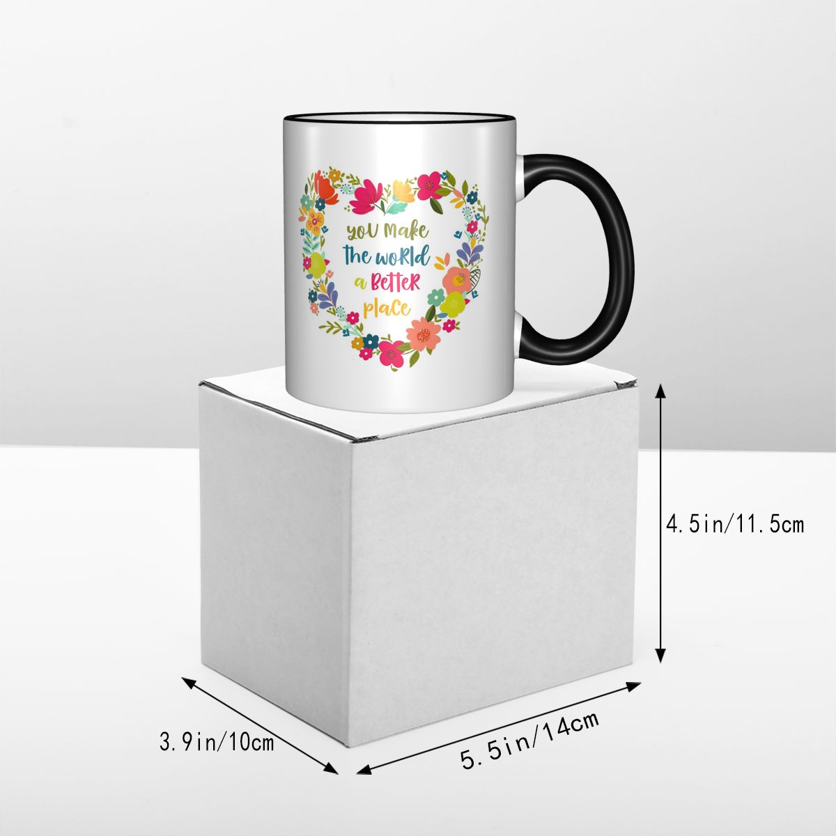 당신은 세상을 더 나은 곳으로 만듭니다, 격려의 명언, - Coffee Tea Quotes 리뷰 및 가격